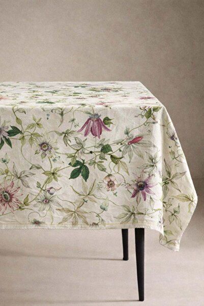 dekomall home & living Τραπεζομάντηλο από βαμβάκι Nature Flowers-MSOR023