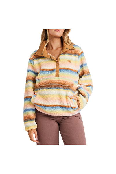 BİLLABONG Σουίτσμπακ με φλις και στρογγυλή λαιμόκοψη, Μπλε Σκιά, Λάργουλο