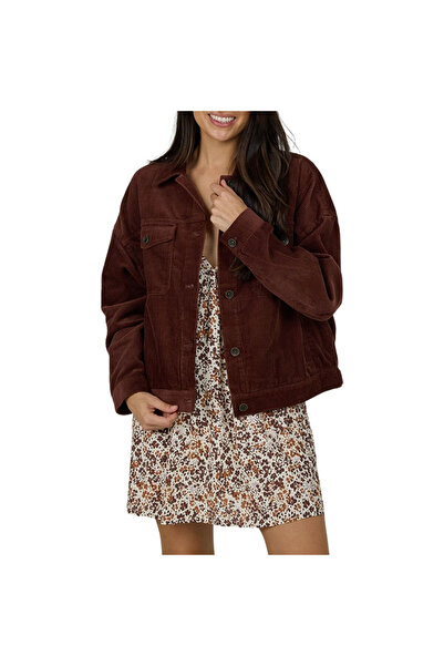 Salty Crew Μπόρντγουοκ Ντι Τζάκετ Σοκολατί Σ