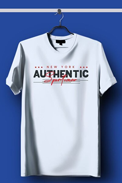 MARKATEM Oversize Unisex T-Shirt Crew Neck Autontique Printed Premium Cotton