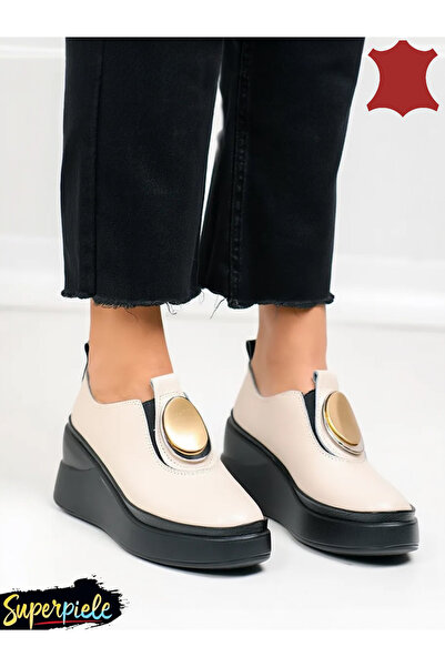 ANGEL BLUE Women's casual shoes, natural leather, gray, with metallic appliqué