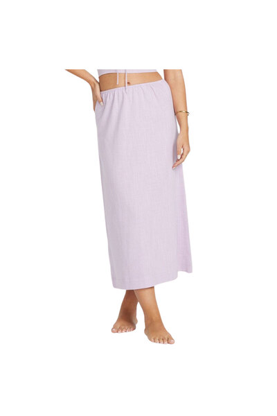 BİLLABONG Διατηρήστε το απλό, φούστα αμέθυστου χρώματος καπνού, μέγεθος S.
