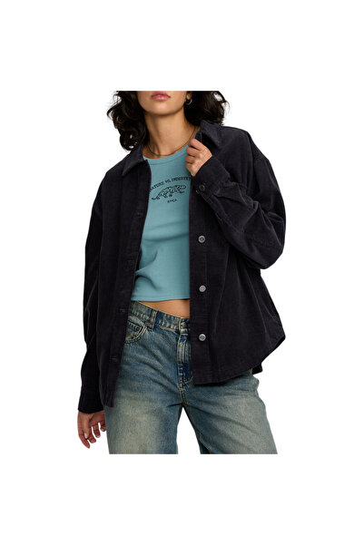 RVCA Μπουφάν BIRDIE CORD W GRAVEL S