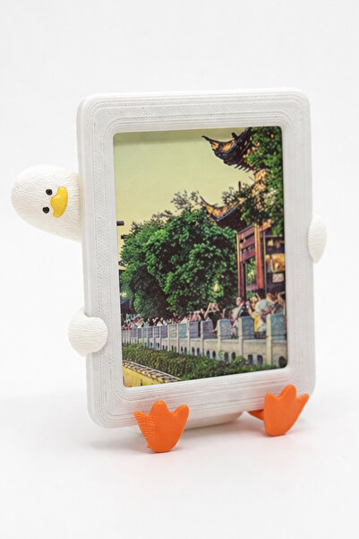 Yapı3D Cute Duck Photo Frame & Phone Stand |   Decorative, Multi-Purpose Desk...