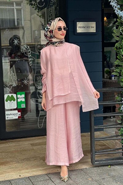 Ceremony Pantolonlu Takım 26Y965 Pembe