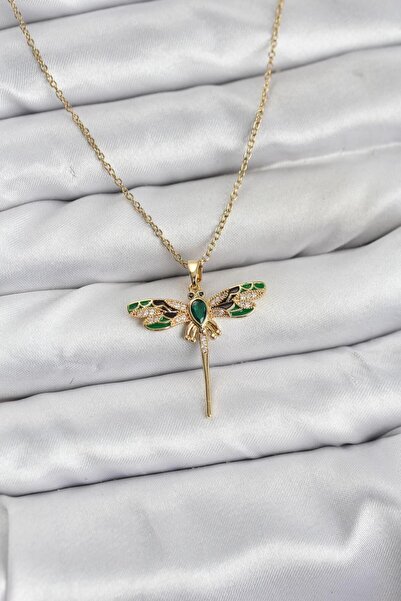 Miraç takı 316L Çelik zincir Gold Yusufcuk Model zirkon Tasli kolye MBK010833