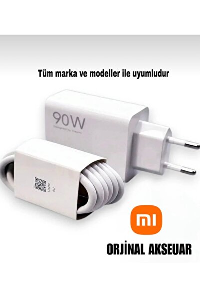Xiaomi 90W Type-C Hızlı Şarj Adaptörü ve Kablo Seti – Süper Hızlı Şarj Destek...