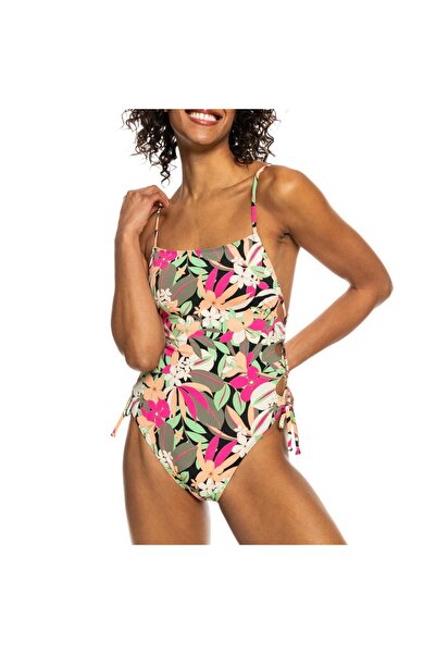 Roxy Τυπωμένο Μαγιό Παραλίας Κλασικό με Χιαστί Πλάτη ANTHR KISS S