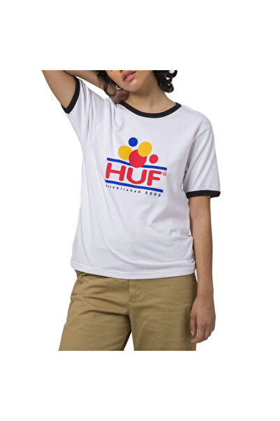 HUF Διασκεδαστικό μπλουζάκι Ringer, λευκό, S