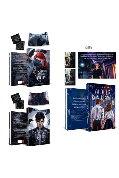 İndigo Kitap (Hardcover) Dilara Keskin - Kaybolmuş Ruhlar Sarayı - Ölüler Kon...