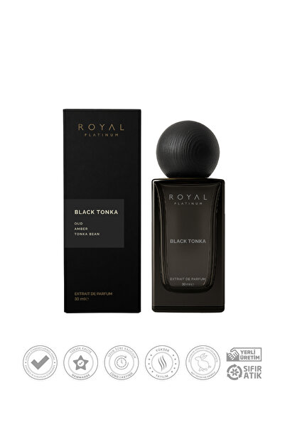 Royal Platinum Black Tonka Unisex Parfüm EDP 30ml Ud - Amber - Tonka Fasulyesi Oryantal Seri