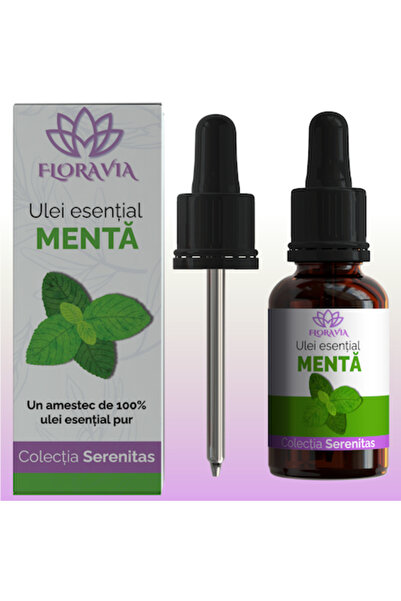Floravia Ulei Esential Floravia, Menta, 10ml, 100% Pur si , Concentrare Menta...
