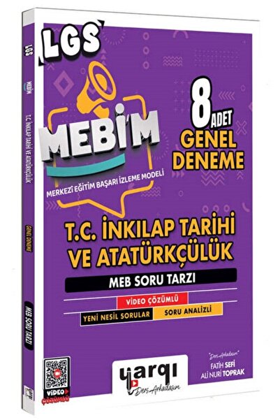 Yargı Yayınları YARGI Ders Arkadaşım 8.Sınıf LGS Hazırlık MEBİM Denemeleri - ...