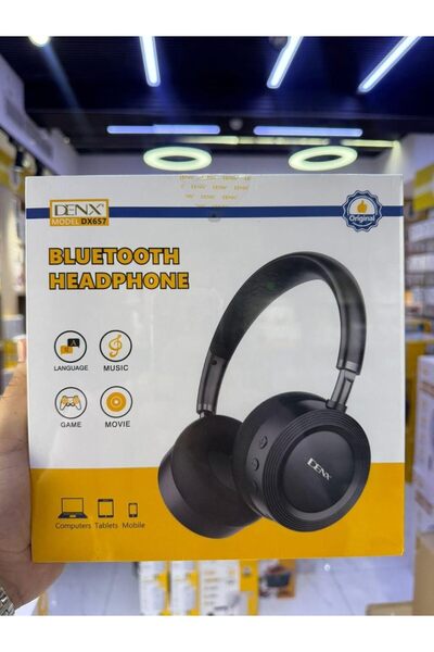 Generic DENX DX657 Bluetooth Headphones, Over-Ear Wireless, Compatible with C...