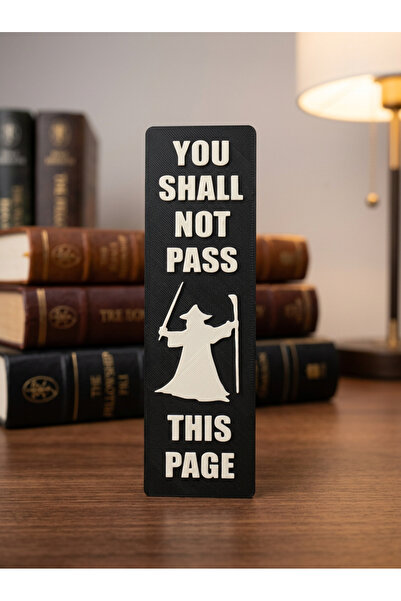 NOMOTHETIC Yüzüklerin Efendisi LOTR Temalı Kitap Ayracı | Bookmark