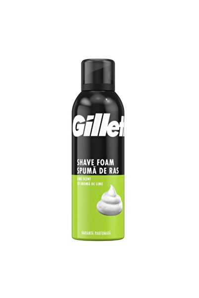 Gillette Spumă de ras Lime Scent, 200 ml