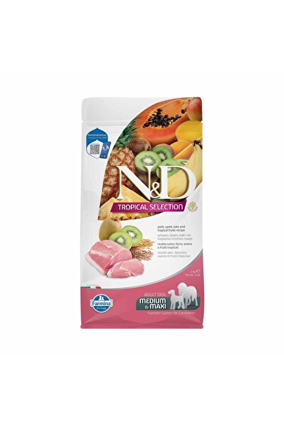 N&D Tropical Selection Düşük Tahıllı Domuz Etli Orta ve Büyük Irk Yetişkin Kö...