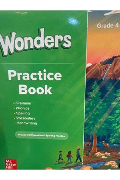 McGraw Hill Education ووندرز 2023 كتاب التدريب للصف الرابع