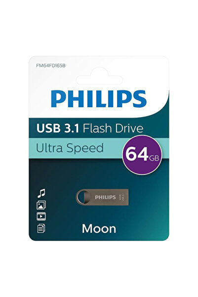 Philips Stick USB Philips FM64FD165B/00, 64 GB, USB 3.1 (Gri)