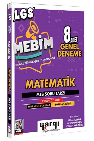Yargı Yayınları YARGI Ders Arkadaşım 8.Sınıf LGS Hazırlık MEBİM Denemeleri - ...