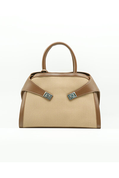 Finelook Women Bicolor shoulder Hug Top-handle Bag