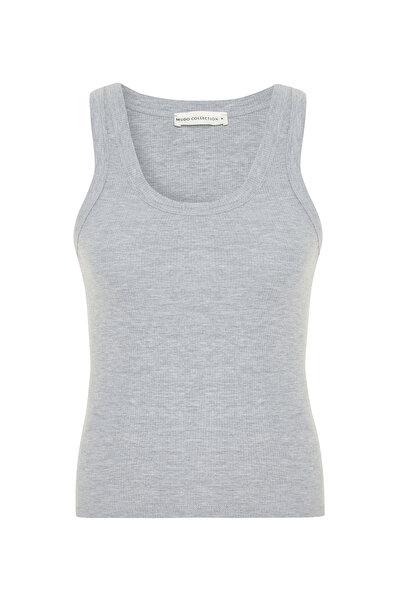 Mudo U Neck Fitted Tank Top