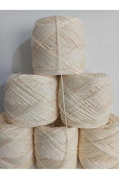 İPEK YÜN İPLİK DÜNYASI Βαμβακερό νήμα πλεξίματος Koton (για βελονάκι) (Κρεμ) ...