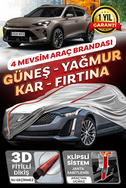 Budge Cupra Formentor - KLİPSLİ 4 MEVSİM Araba brandası - oto çadır örtü