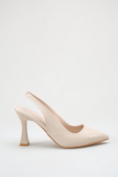 RİTMO Pantofi de damă bej de 9 cm