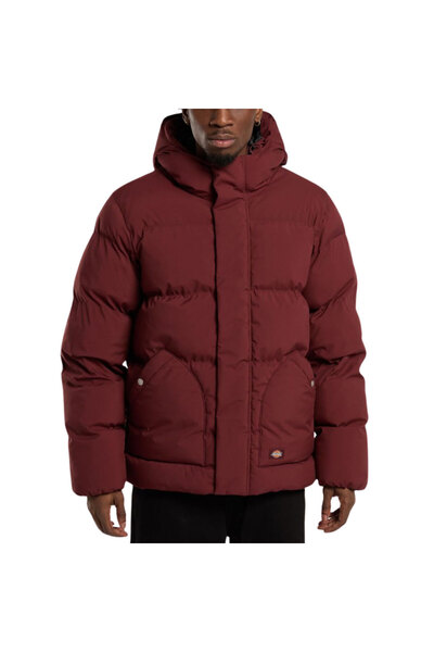 Dickies EAGLEVILLE ΜΠΟΥΦΑΝ ΦΟΥΣΚΩΤΟ ΜΕ ΚΟΥΚΟΥΛΑ ANDORRA XXL