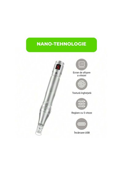 TRUE MARK - Aparat Microneedling Electric Profesional: Reîntinerire și Glow la Tine Acasă