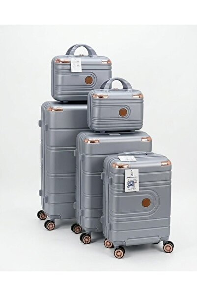 sea gulf Striped Side Stripe Travel Luggage Set 5 Pieces