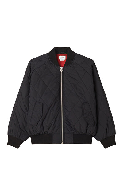 Obey ΛΙΖΕΤ Καπιτονέ Μπουφάν Μπόμπερ Μαύρο XL