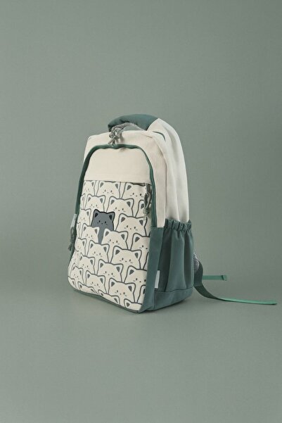 Midi Cute Cat Print Children's Backpack