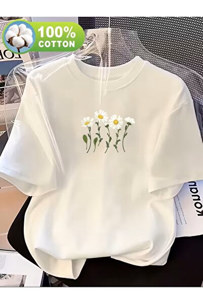 oneagılyazı Μπλουζάκι με στάμπα. Κοντομάνικο καλοκαιρινό & ανοιξιάτικο casual...