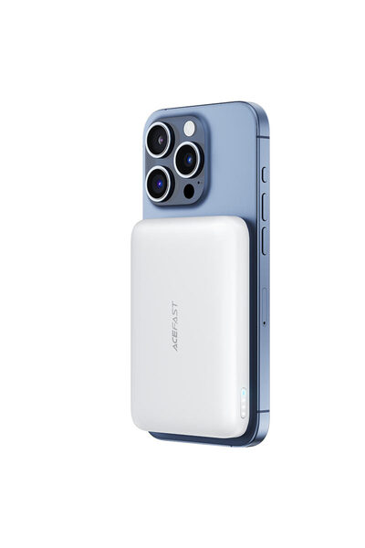 Acefast M25 3-in-1 Magnetic Wireless Power Bank 5000Mah 20W - White