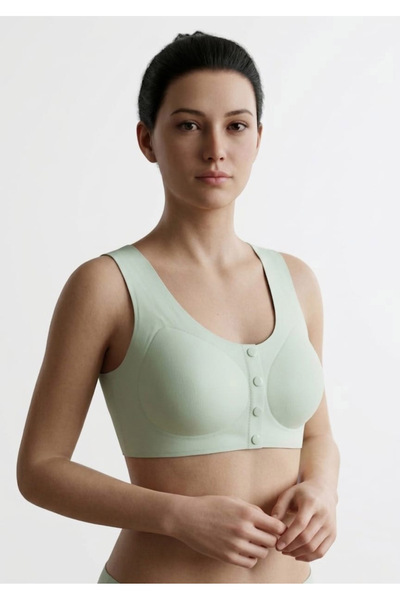 M.F.Ö LİNGERİE Σουτιέν Ghost χωρίς μπανέλες, χωρίς ραφές, με κουμπιά μπροστά ...