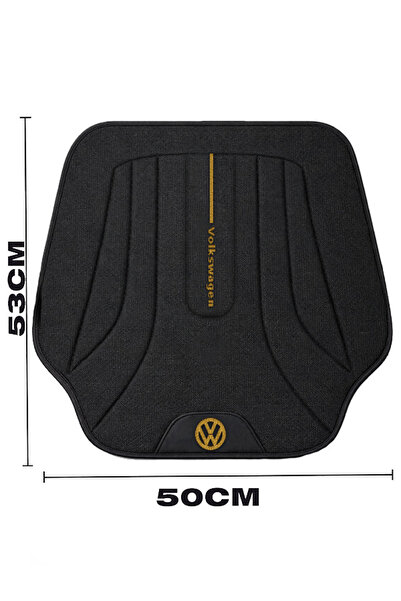 mutlu oto aksesuar Volkswagen Uyumlu Keten Siyah Oto Koltuk Minderi Kaydırmaz Terletmez Ortopedik Konfor