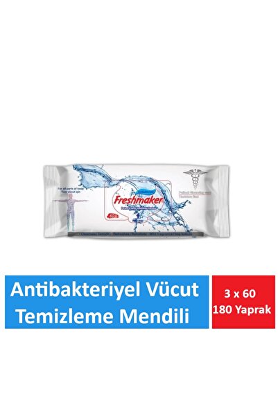 Freshmaker Hasta Vücut Temizleme Mendili XL 180 Yaprak