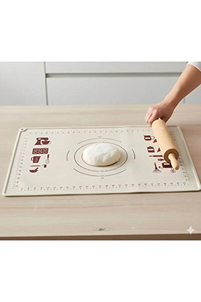 sfs elektrik Ivory Silicone Dough Mat 50X70 cm 400Gr Ivo-Pst274