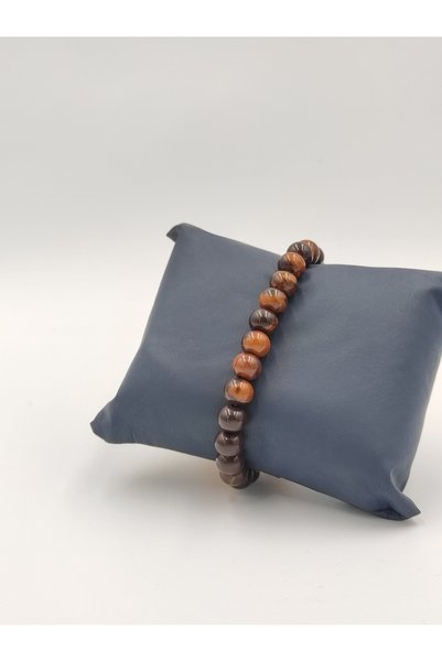 ALTUNTAŞ Amber Stone Combined Mi̇si̇nali̇ Cord Bracelet