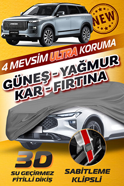 Budge JAECOO 7 - KLİPSLİ 4 MEVSİM Araba brandası - oto çadır örtü