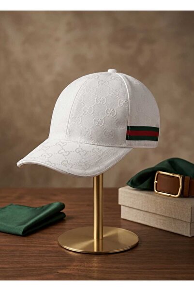 w white stars sports & wear Αθλητικό καπέλο μπέιζμπολ από καμβά με ρίγες και ...