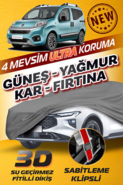 Budge Fiat Fiorino KLİPSLİ 4 MEVSİM Araba brandası - oto çadır örtü