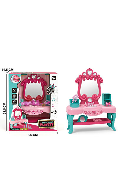 iTajir Noha Mall Kids Makeup Table Toy Mirror Set Accessories Kids Makeup Tab...