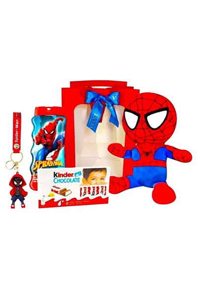 velve Πακέτο δώρου Σπάιντερμαν, με παιχνίδι πάνω από 30 εκ., μπρελόκ, Σοκολάτ...