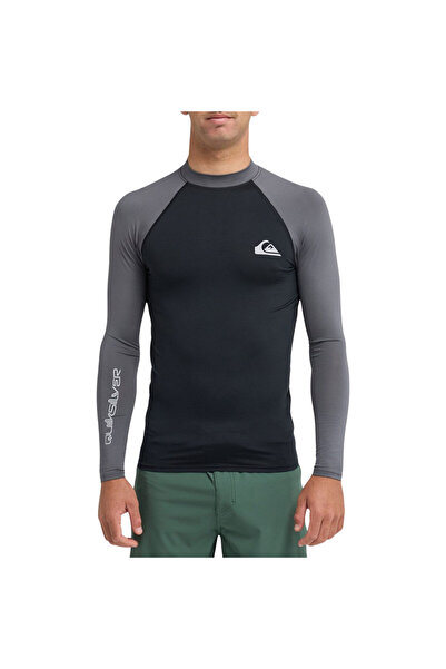 Quiksilver ΚΑΘΗΜΕΡΙΝΟ UPF50 ΜΑΚΡΥΜΑΝΙΚΟ ΜΠΛΟΥΖΑΚΙ ΣΕΡΦ ΜΑΥΡΟ/ΜΑΥΡΟ XL