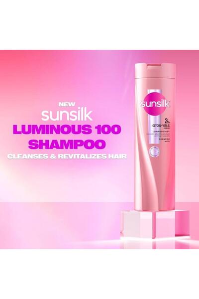 Sunsilk Luminous Shampoo Cleanses & Revitalizes Hair by Suncilk - 400ml