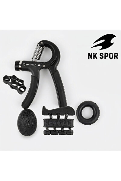 nkspor مجموعة تمارين اليد من إن كي سبور مكونة من 5 قطع - زنبرك يدوي قابل للتع...