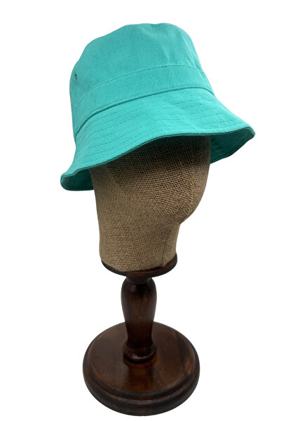 Sofist İstanbul Τυρκουάζ βαμβακερό καπέλο bucket, Τυρκουάζ βαμβακερό καλοκαιρ...